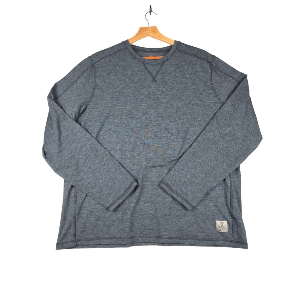Men's Rugged Element Sueded Long Sleeve Crew Shirt